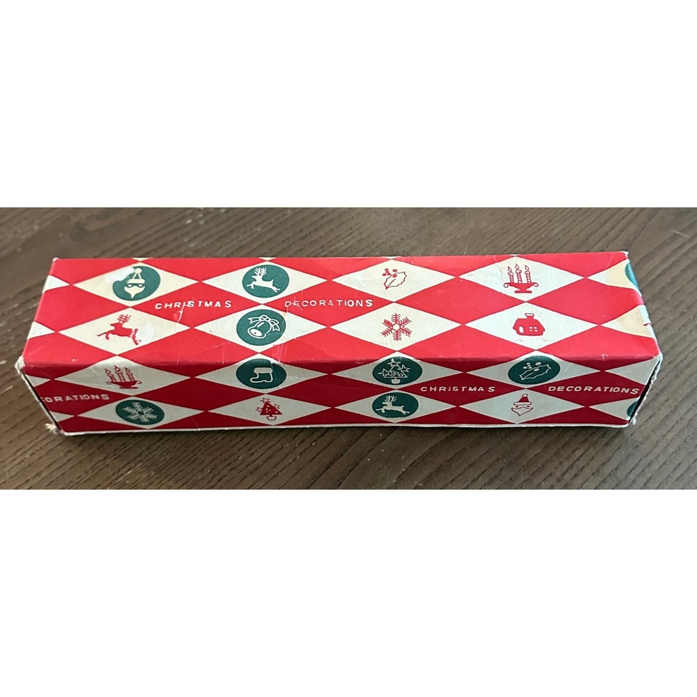 Vintage Holt Howard EMPTY Box Christmas Decorations‎ Tree Topper Tree Japan 6935